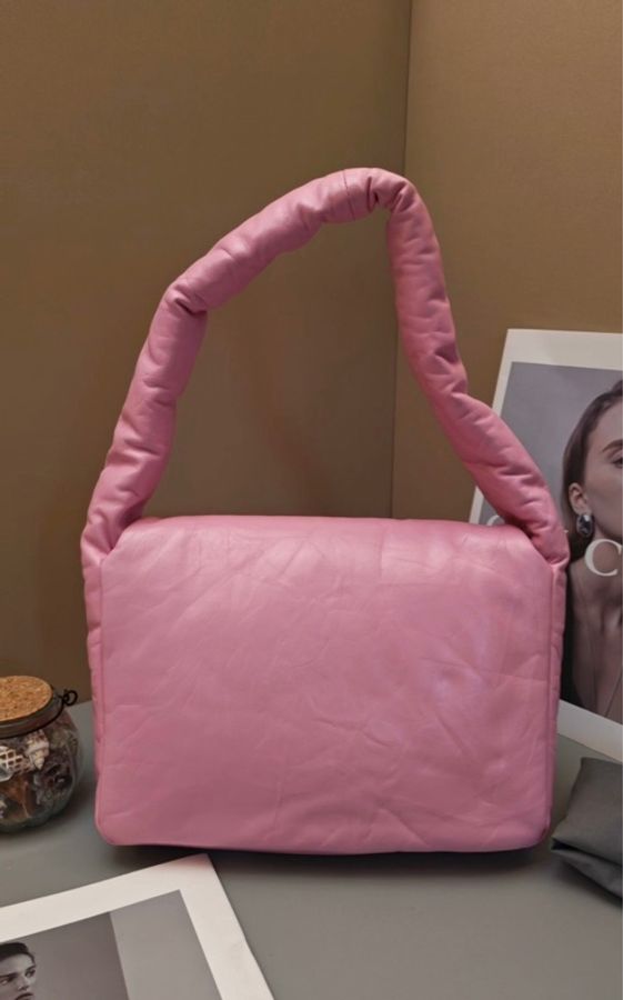 💗 BALENCIAGA Monaco 粉色手提肩背包-8