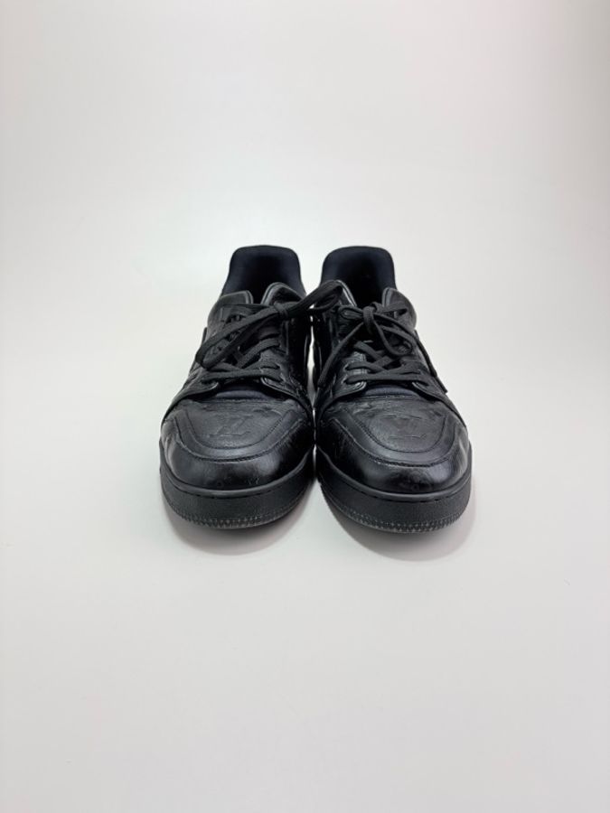 LOUIS VUITTON 路易威登TRAINER黑武士壓紋板鞋-1