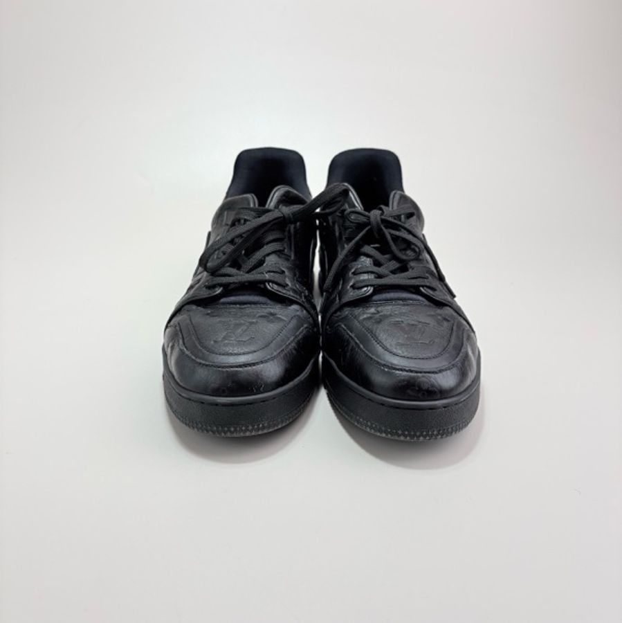 LOUIS VUITTON 路易威登TRAINER黑武士壓紋板鞋-7