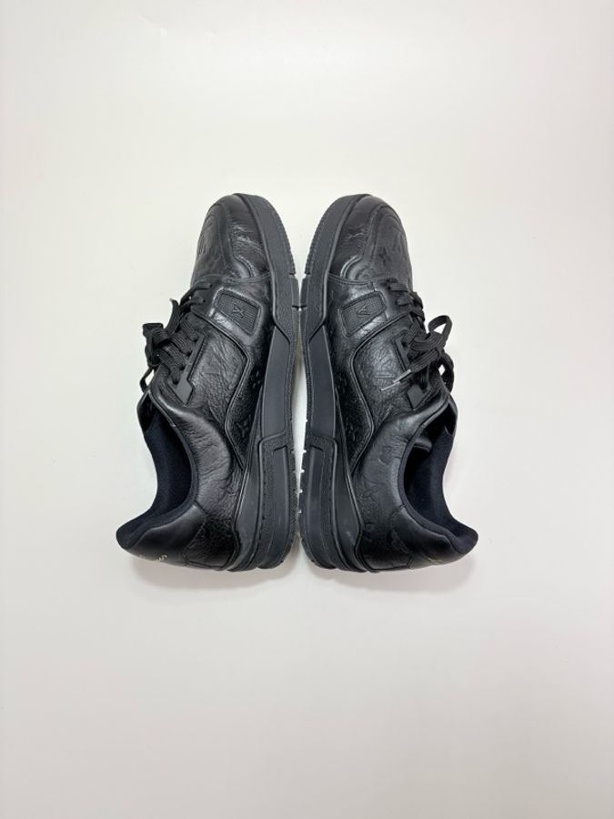 LOUIS VUITTON 路易威登TRAINER黑武士壓紋板鞋-9