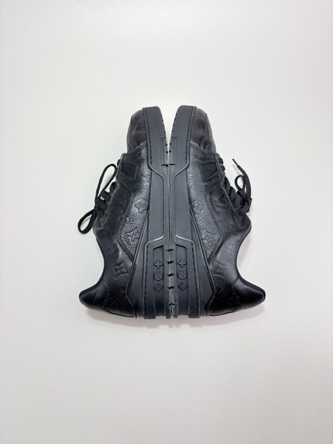 LOUIS VUITTON 路易威登TRAINER黑武士壓紋板鞋-10