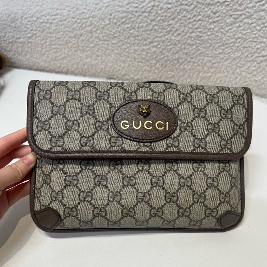 Gucci 古馳 虎頭腰包-0