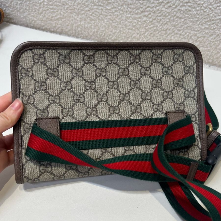 Gucci 古馳 虎頭腰包-3