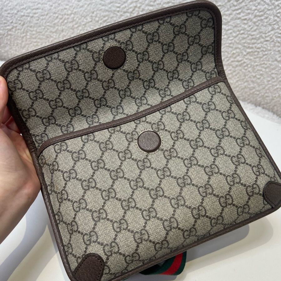 Gucci 古馳 虎頭腰包-6