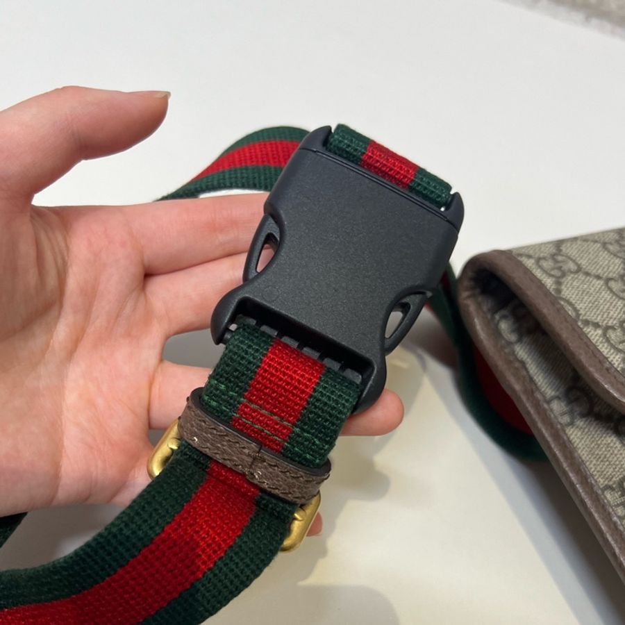 Gucci 古馳 虎頭腰包-8