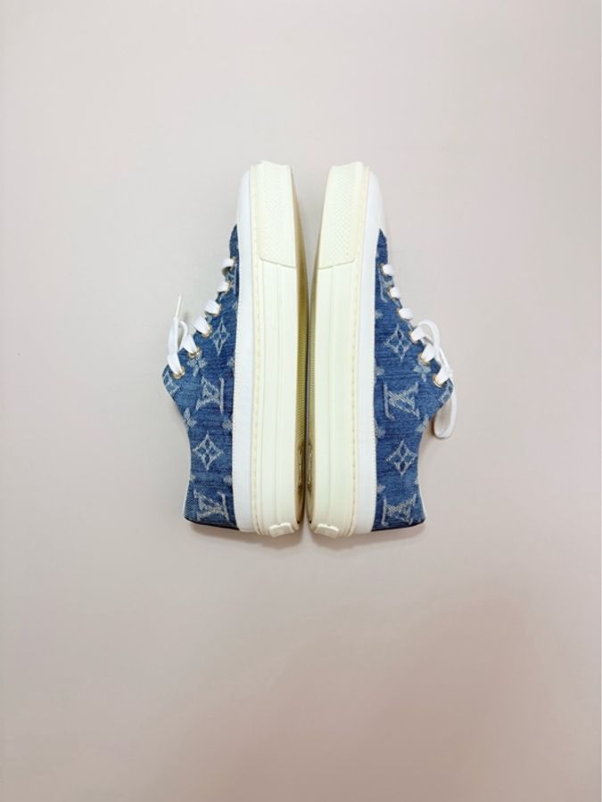 LOUIS VUITTON 路易威登 STELLAR老花牛仔板鞋-10