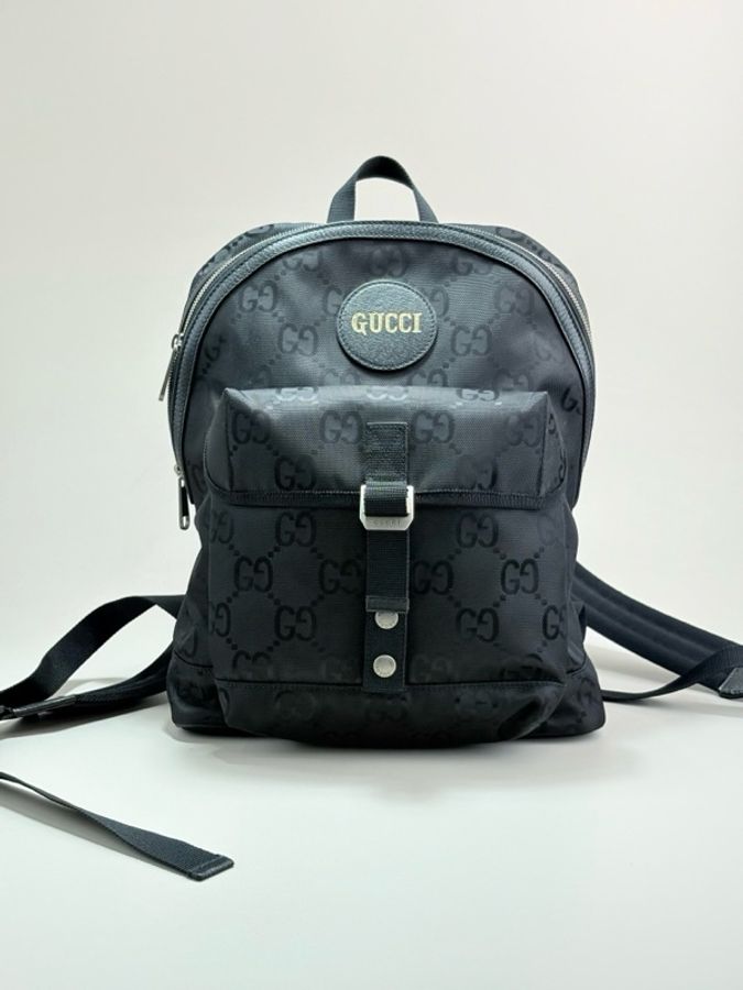 GUCCI古馳雙G老花滿LOGO雙肩包-0