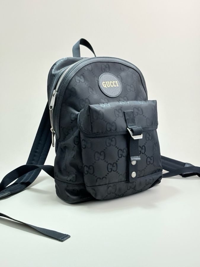 GUCCI古馳雙G老花滿LOGO雙肩包-6