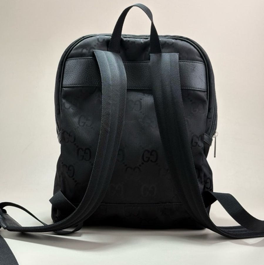 GUCCI古馳雙G老花滿LOGO雙肩包-8