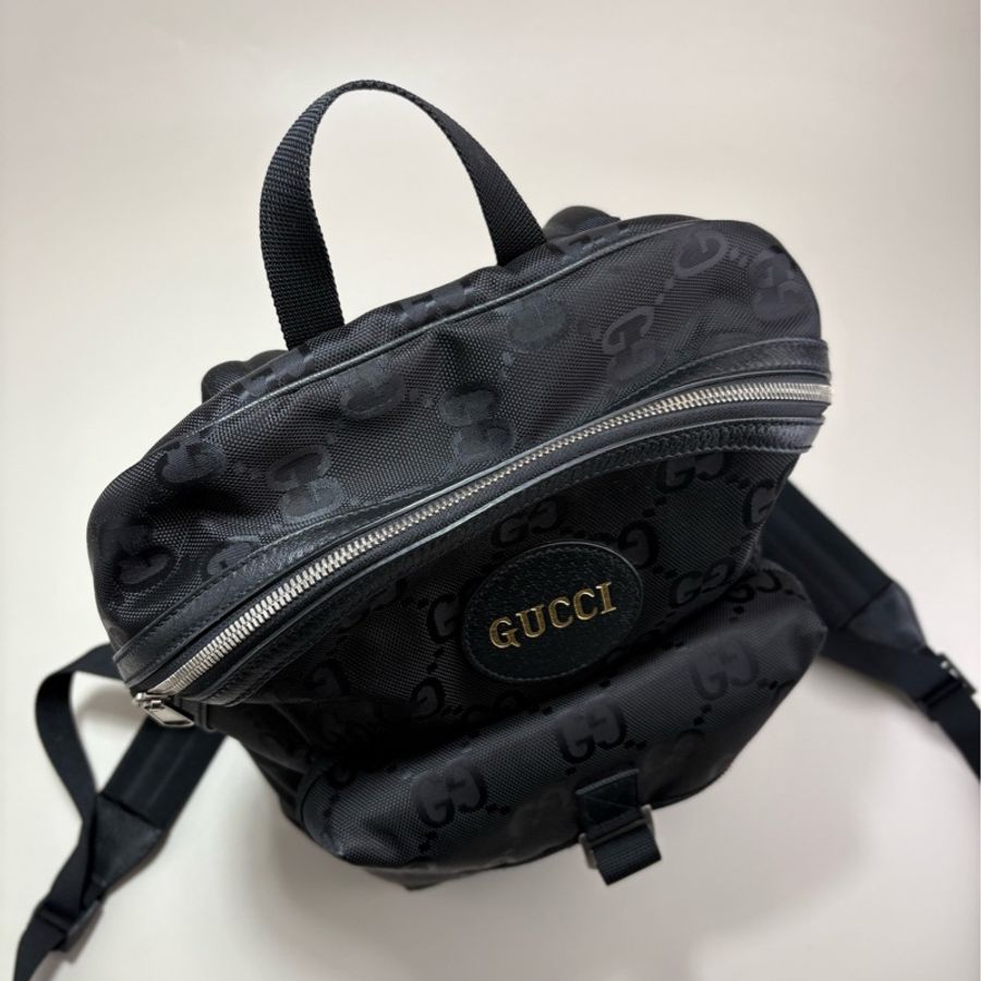 GUCCI古馳雙G老花滿LOGO雙肩包-12