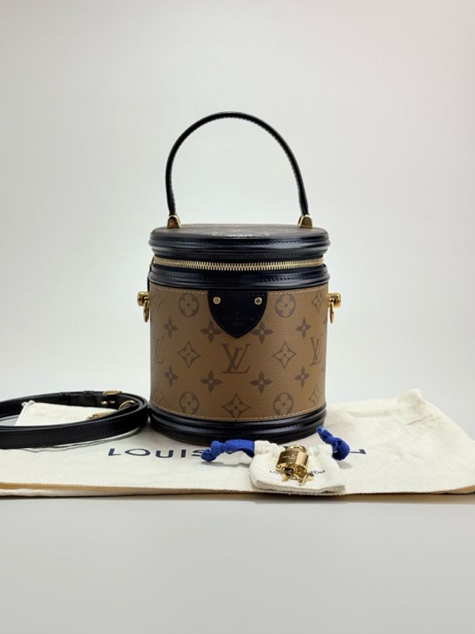 LOUIS VUITTON 路易威登 老花發財桶單肩包 水桶包-0