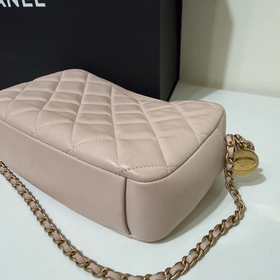 ✨Chanel 櫻花粉相機包 98新💕-3