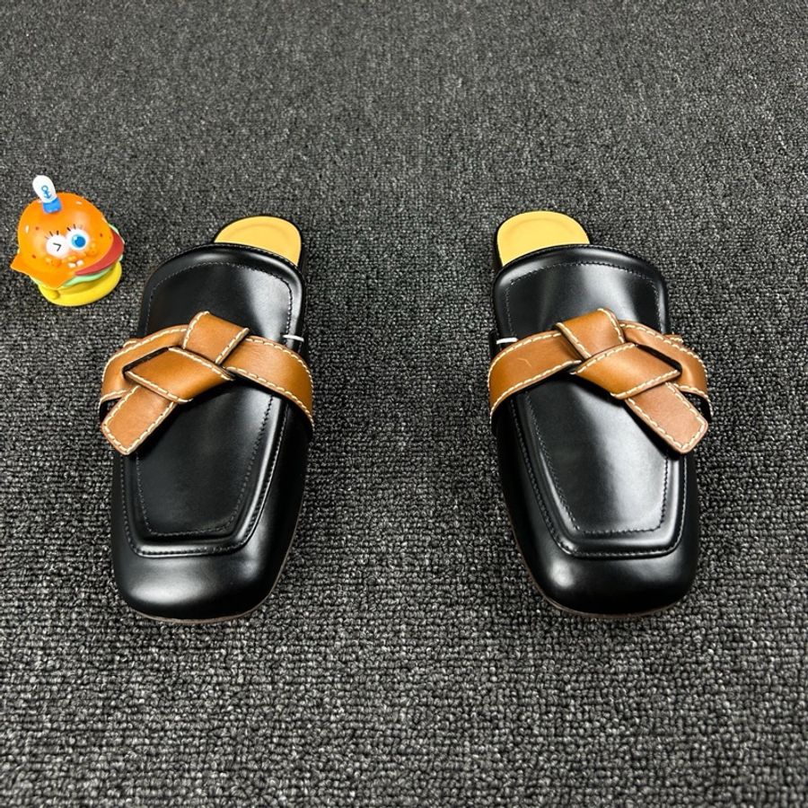 未使用 Loewe羅意威蝴蝶結拖鞋 尺碼:36-1
