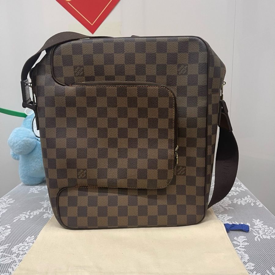 路易威登/Louis Vuitton 男士棋盤格單肩包-1