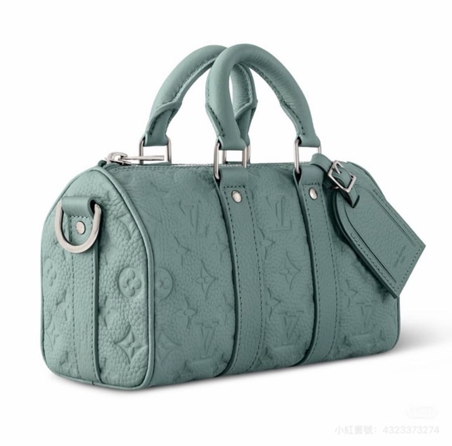 #25年新款霧瑚色 #全配🈶台灣購證 Lv Keepall 25 Taurillon Monogram全牛皮高工價🔥-2