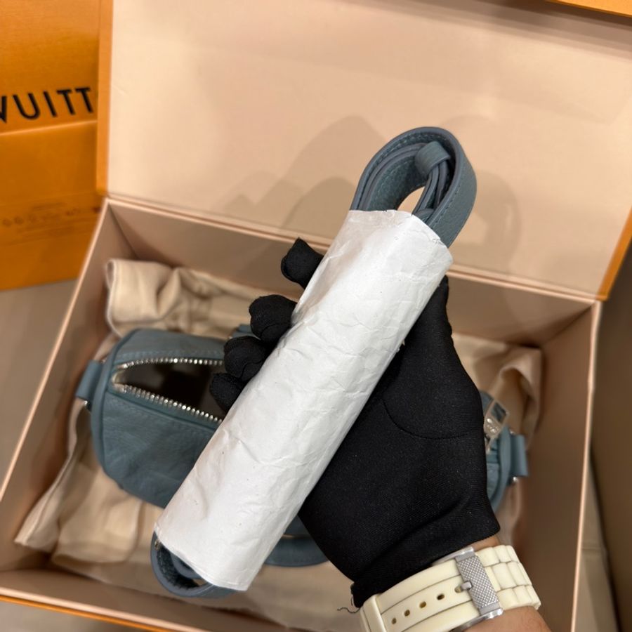 #25年新款霧瑚色 #全配🈶台灣購證 Lv Keepall 25 Taurillon Monogram全牛皮高工價🔥-22