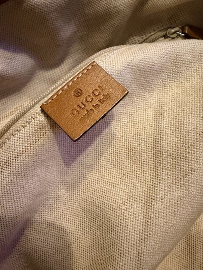 GUCCI 古馳 藍色牛仔布 單寧布 Sukey 兩用包 223974-38