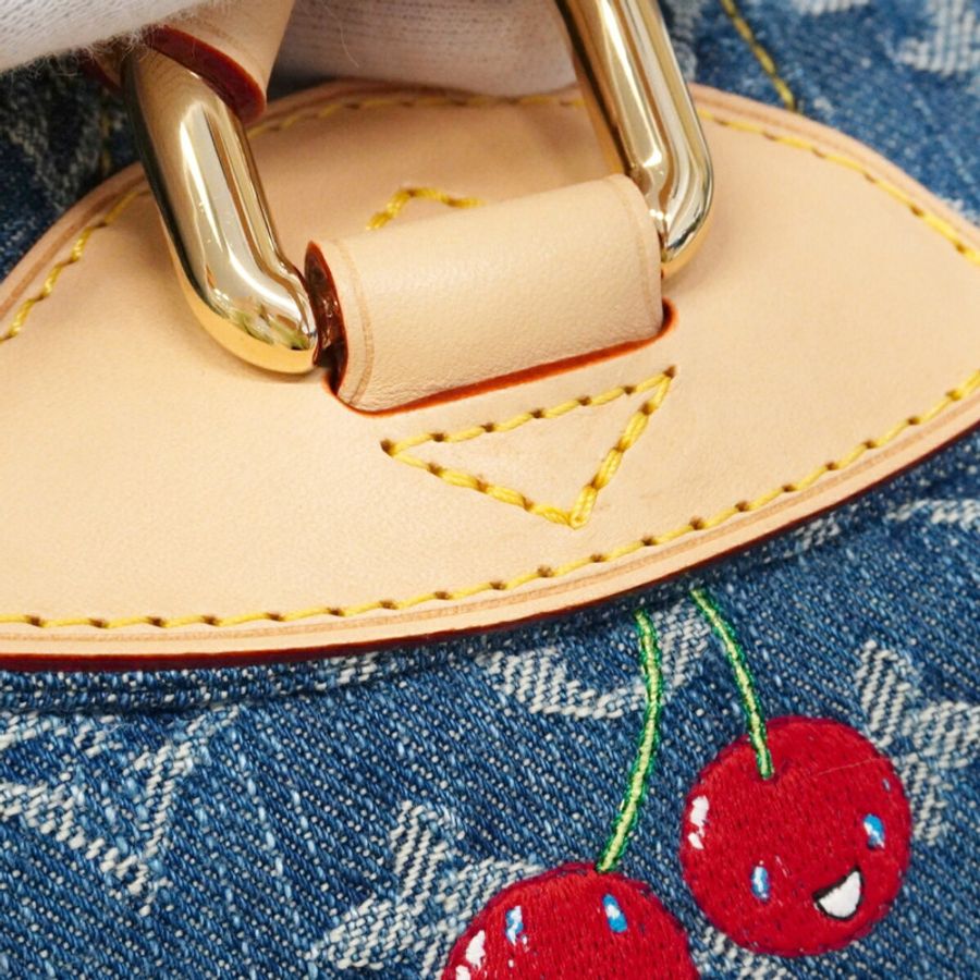 路易威登 Monogram Cherry LV x TM Venice M13679 藍色女雙肩包/日用包-6