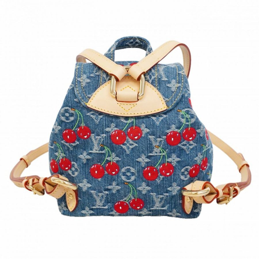 路易威登 Monogram Cherry LV x TM Venice M13679 藍色女雙肩包/日用包-7
