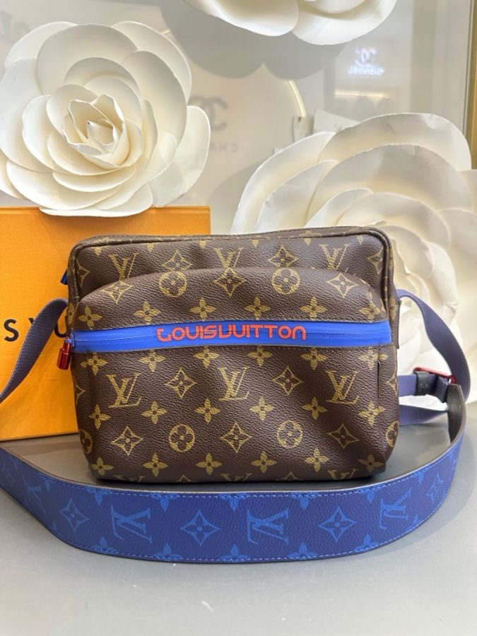 LV 路易威登 新款MESSENGER 郵差包男包 陳冠希同款-0