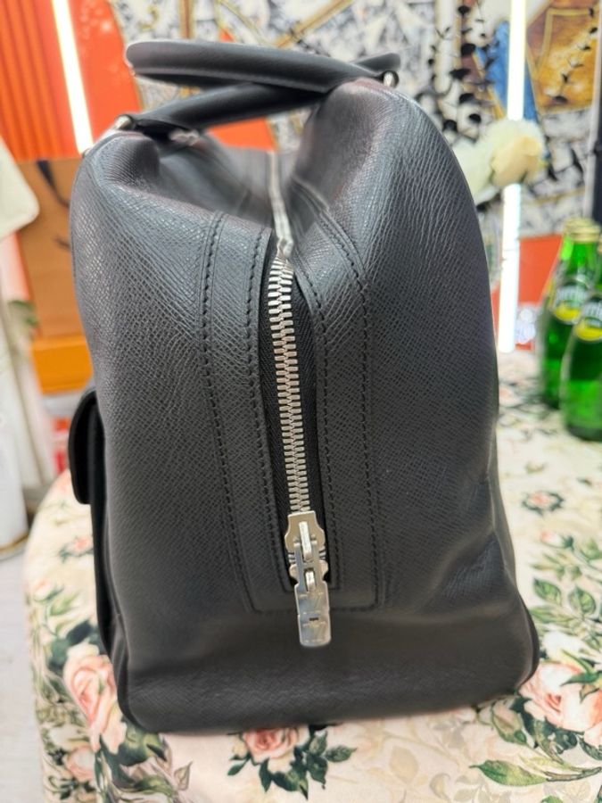 98新 露易威登 Lv旅行包黑色手提包 男包-3