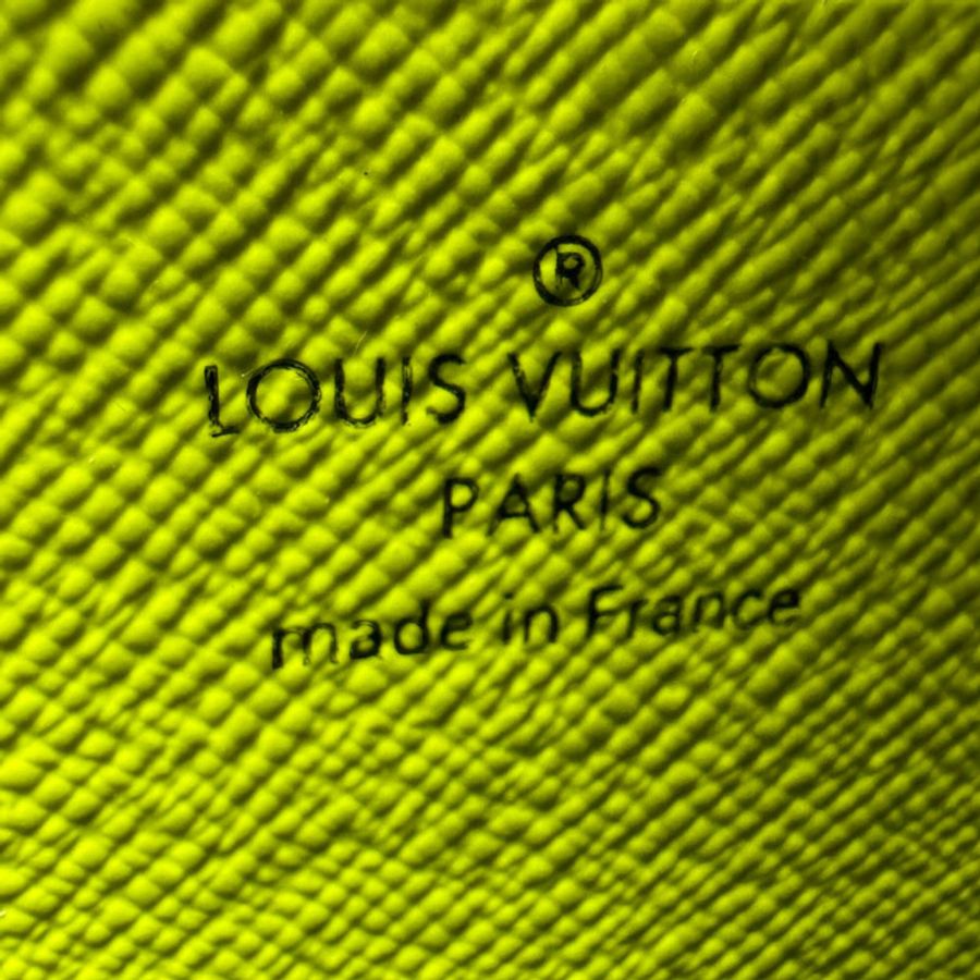 路易威登 LOUIS VUITTON 單肩包 Monogram Macassar Christopher 穿戴錢包 棕色 螢光黃 男士 M80793 z10153-11