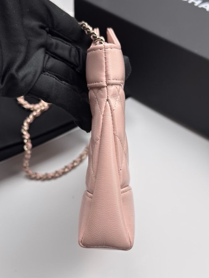 Chanel香奈兒 31bag nano柔粉色手提鏈條包 26年芯片款-3