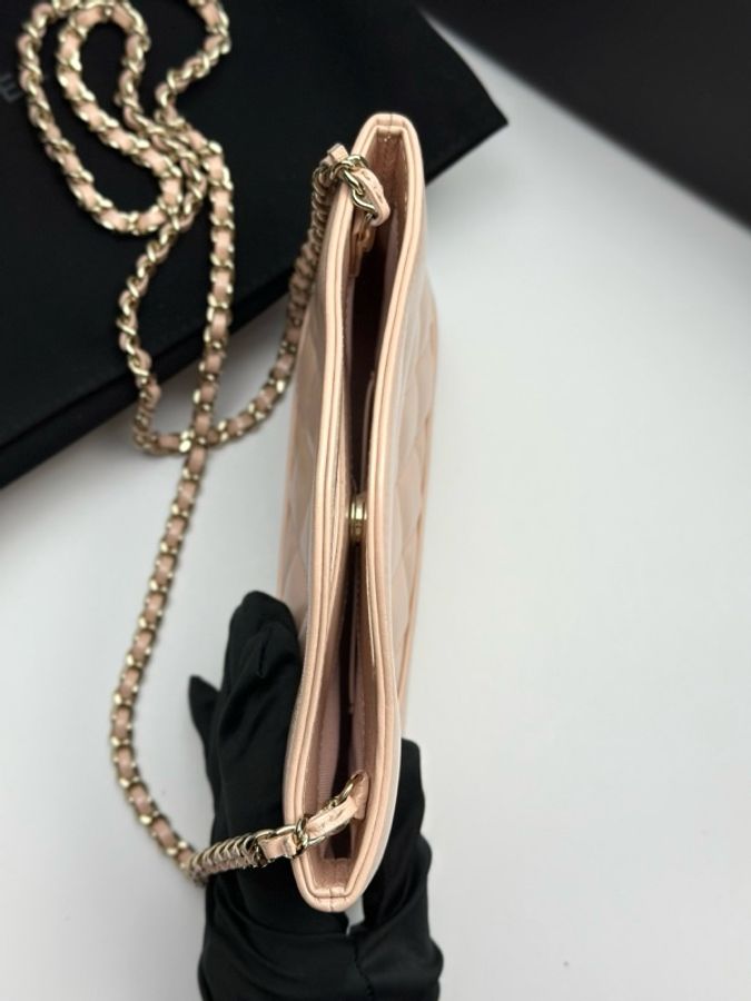 Chanel香奈兒 31bag nano柔粉色手提鏈條包 26年芯片款-4