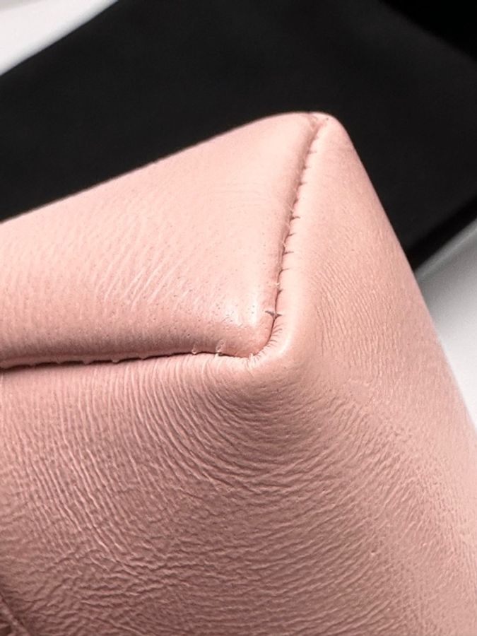 Chanel香奈兒 31bag nano柔粉色手提鏈條包 26年芯片款-13
