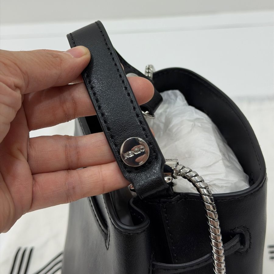 《仙闆名牌精品》kenzo EYE 眼精 黑色 水桶包 斜背包 肩背包 手提包 側背包-11
