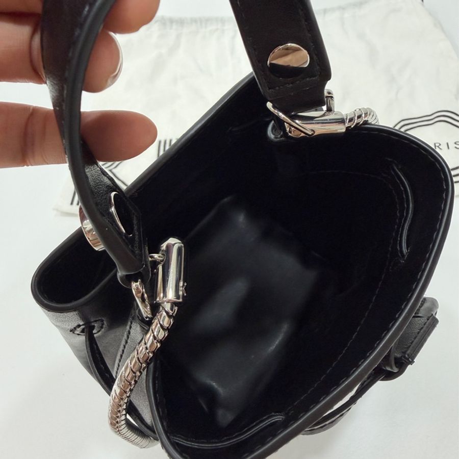 《仙闆名牌精品》kenzo EYE 眼精 黑色 水桶包 斜背包 肩背包 手提包 側背包-13