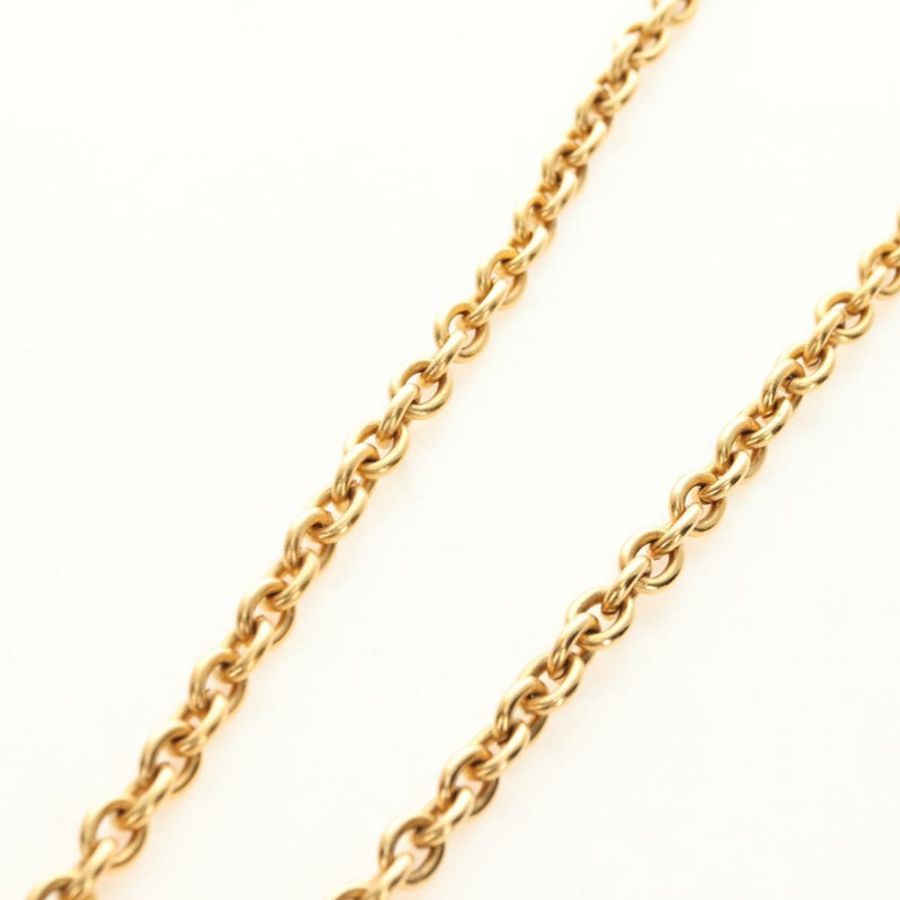 【日本直送】香奈兒 (CHANEL) CC 項鍊,金屬金色 CC 標誌,正品 am11747SAM-4