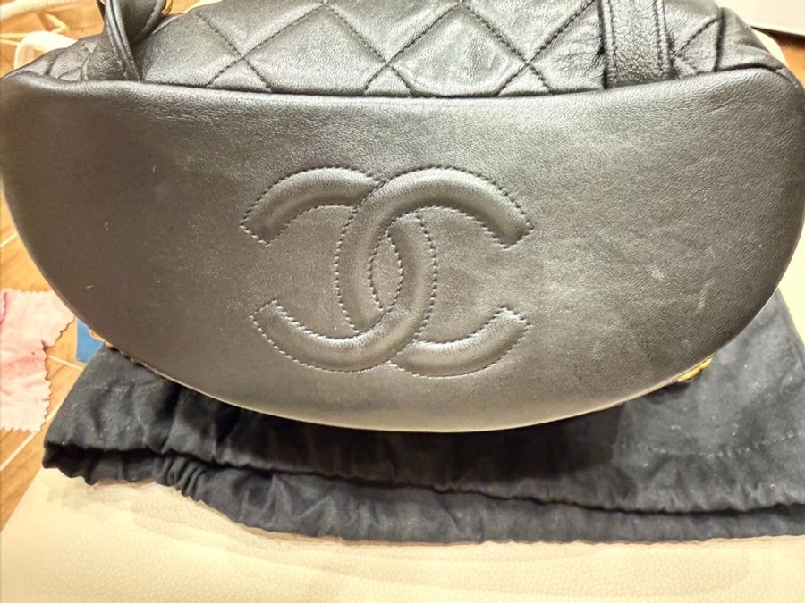 CHANEL Duma vintage 菱格後背包-2