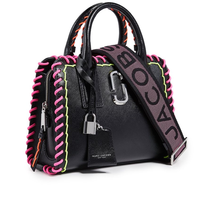 Marc Jacobs MJ 黑色 瑩光 手提包 相機包 斜背包 肩背包-0