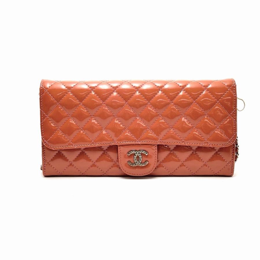 🩷 CHANEL 經典CF 菱格紋漆皮鍊條包 🩷-5