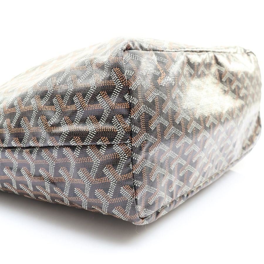 棕色 Goyardine 塗層帆布 Saint Louis PM 托特包 肩背包【GOYARD 高雅德】 STLOUIPMLTY-10