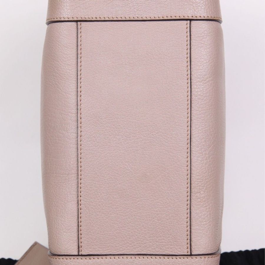 Loewe大象灰荔枝皮amazona小号锁头手提包-11