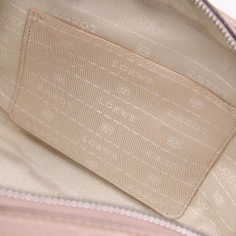 Loewe大象灰荔枝皮amazona小号锁头手提包-22