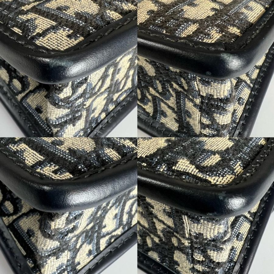 DIOR 老花刺繡蒙田30側肩包 橫版-10