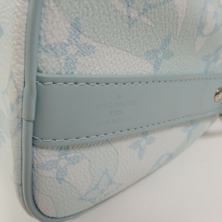LOUIS VUITTON Monogram Aqua Garden Keepall Bandouliere 25手挽肩背兩用袋-5