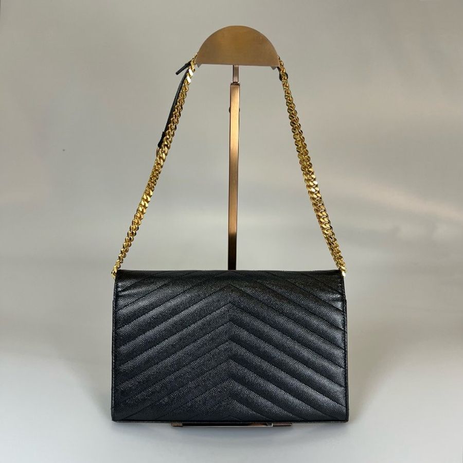 YSL 377828 黑魚子醬WOC包22CM-1