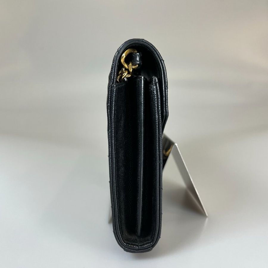 YSL 377828 黑魚子醬WOC包22CM-2