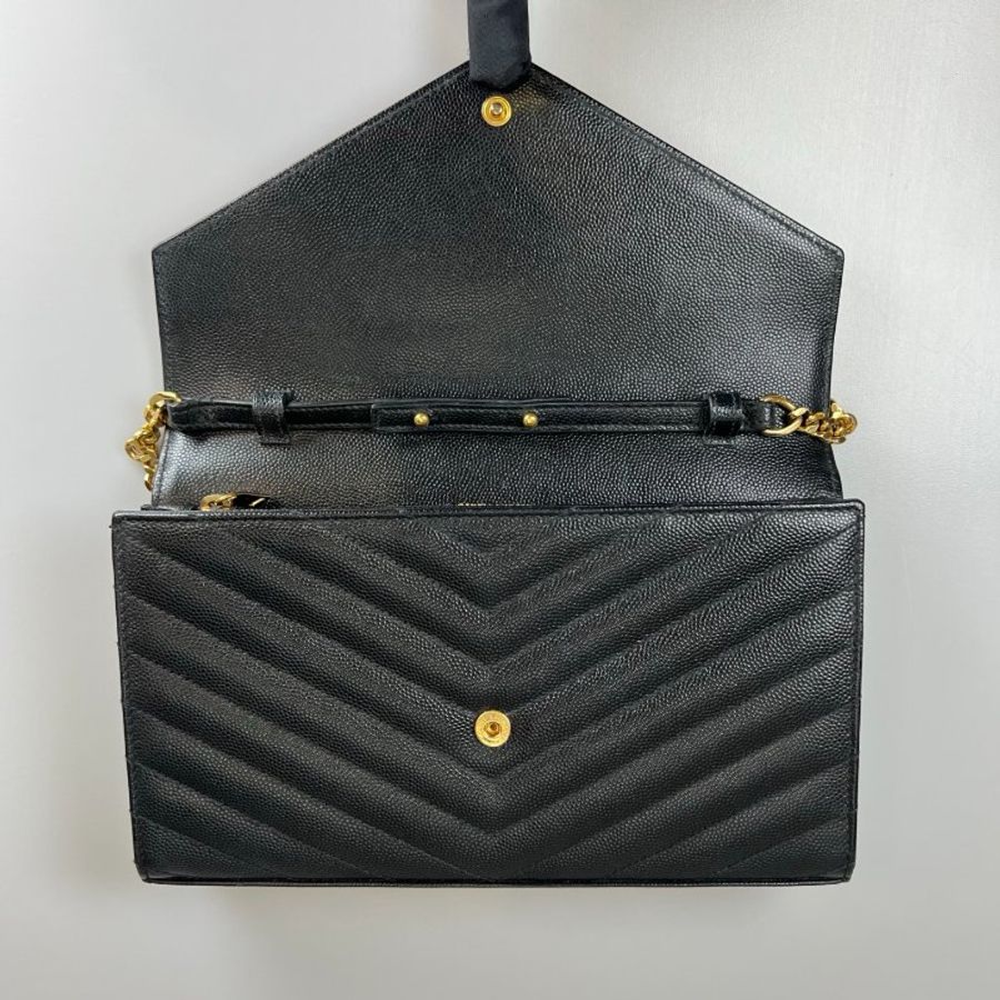 YSL 377828 黑魚子醬WOC包22CM-5