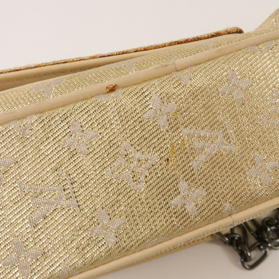 LOUIS VUITTON Monogram Shine McKenna鏈帶肩背袋-15