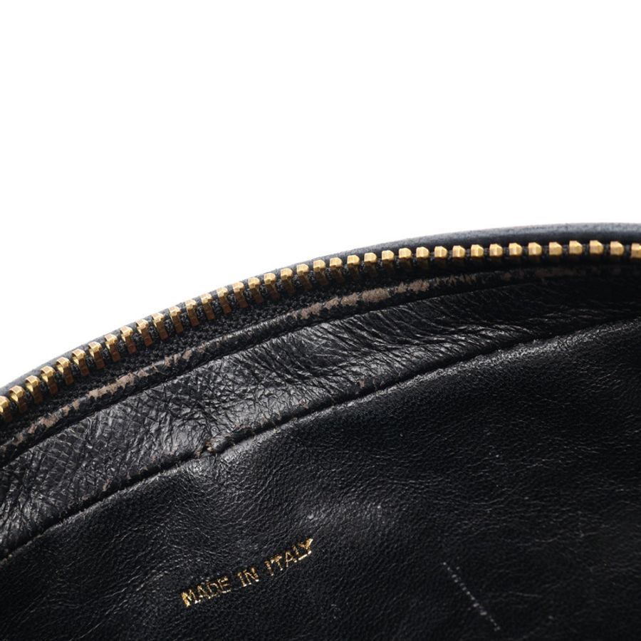 黑色 羊皮 鍊帶 肩背包 金釦【CHANEL 香奈兒】 A01287-11