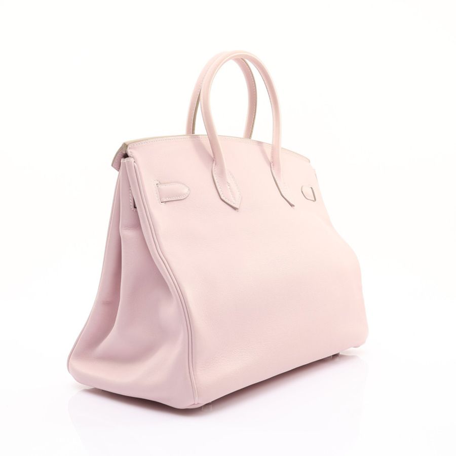 夢幻紫 Swift 牛皮 Birkin 35 柏金包 手提包 口K刻 銀釦【HERMES 愛馬仕】-1