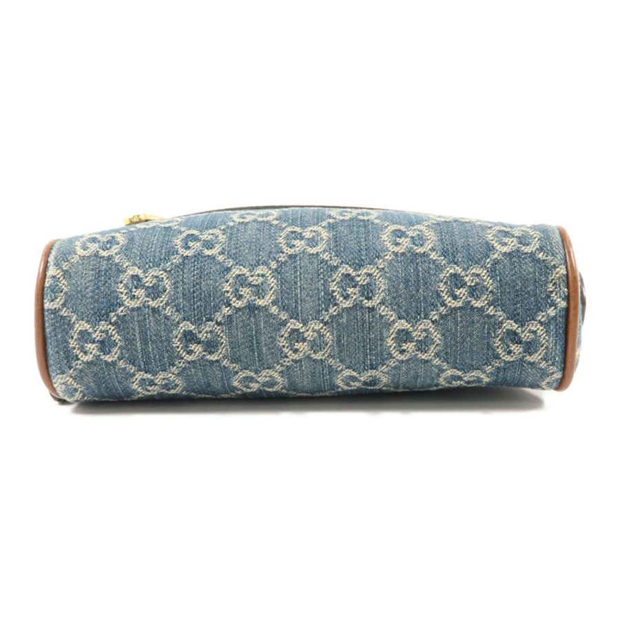 GUCCI GG Jacquard Denim Ophidia GG Mini Bag肩背袋-3