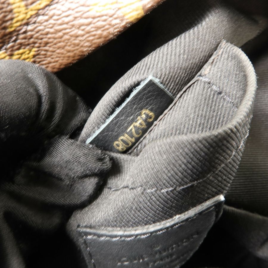 LOUIS VUITTON Monogram Palm Springs金扣背包棕色-6