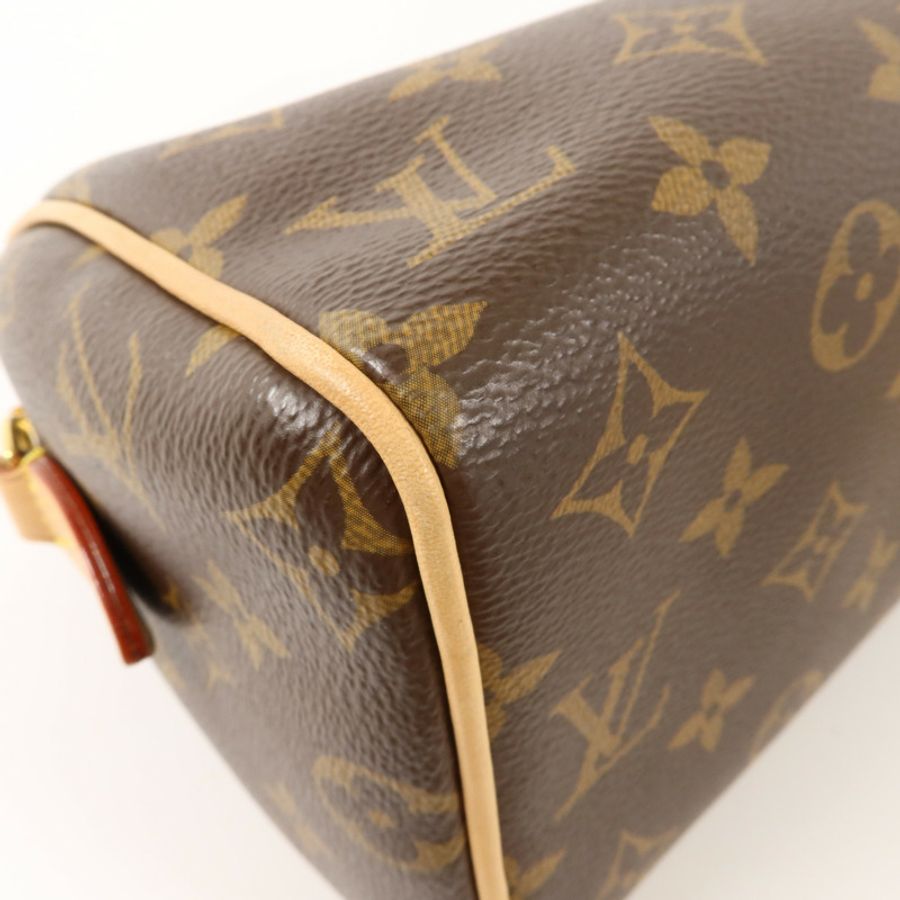 LOUIS VUITTON Monogram Speedy Bandouliere 20金扣手挽肩背兩用袋-11