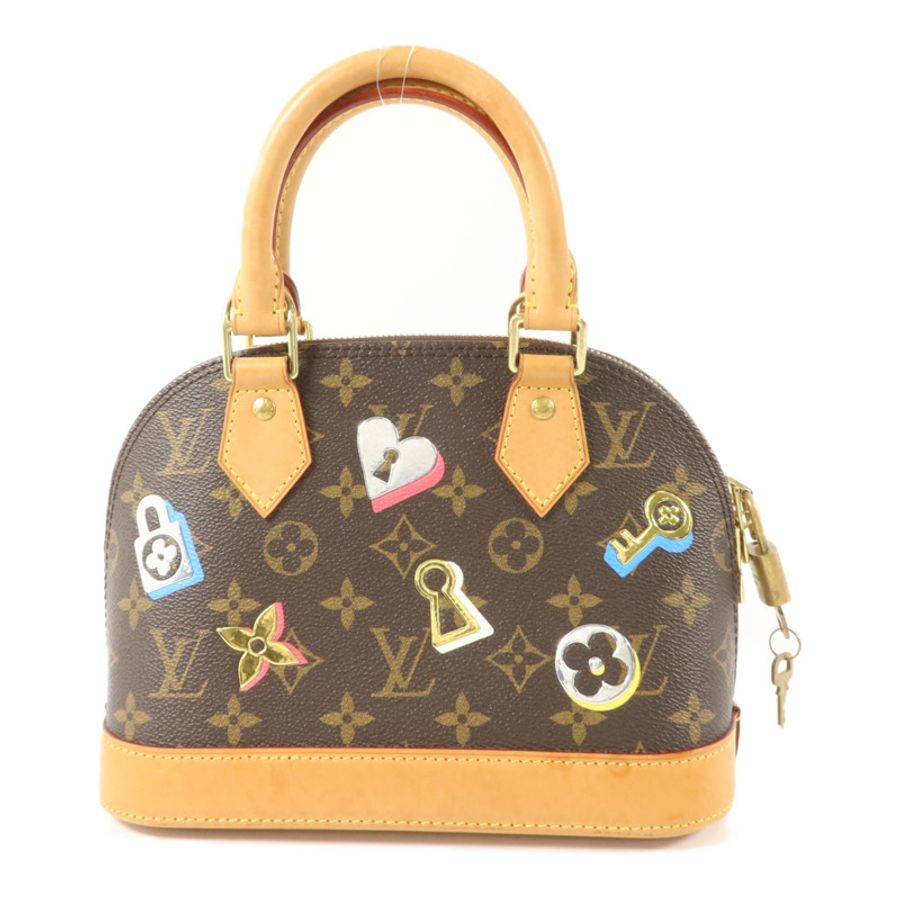 LOUIS VUITTON Monogram Love Lock Alma BB手挽肩背兩用袋-1